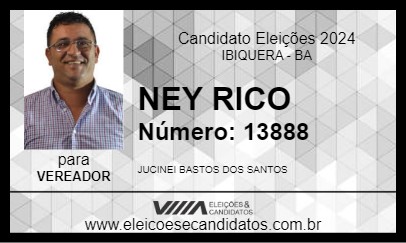 Candidato NEY RICO 2024 - IBIQUERA - Eleições