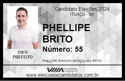 Candidato PHELLIPE BRITO 2024 - ITUAÇU - Eleições