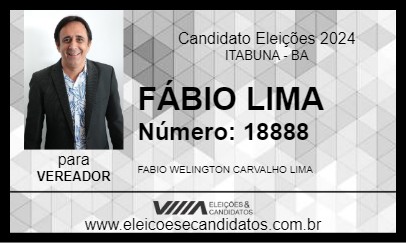 Candidato FÁBIO LIMA 2024 - ITABUNA - Eleições