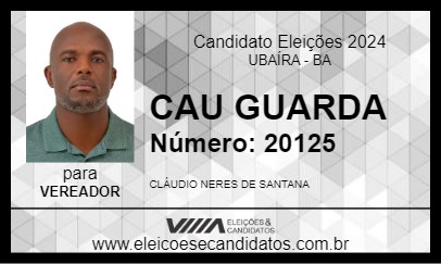 Candidato CAU GUARDA 2024 - UBAÍRA - Eleições