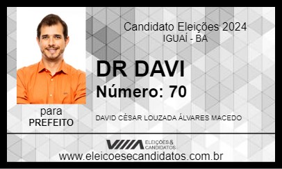 Candidato DR DAVI 2024 - IGUAÍ - Eleições