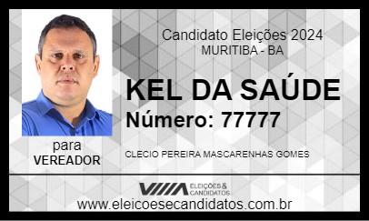 Candidato KEL DA SAÚDE 2024 - MURITIBA - Eleições