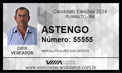 Candidato ASTENGO 2024 - PLANALTO - Eleições