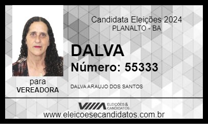 Candidato DALVA 2024 - PLANALTO - Eleições