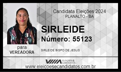 Candidato SIRLEIDE 2024 - PLANALTO - Eleições