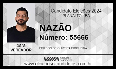 Candidato NAZÃO 2024 - PLANALTO - Eleições