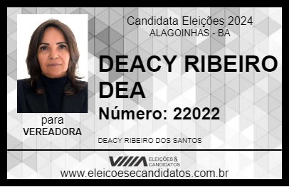 Candidato DEACY RIBEIRO DEA 2024 - ALAGOINHAS - Eleições