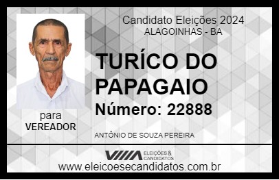 Candidato TURÍCO DO PAPAGAIO 2024 - ALAGOINHAS - Eleições