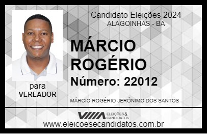 Candidato MÁRCIO ROGÉRIO 2024 - ALAGOINHAS - Eleições