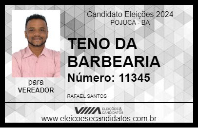 Candidato TENO DA BARBEARIA 2024 - POJUCA - Eleições