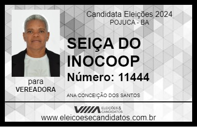 Candidato SEIÇA DO INOCOOP 2024 - POJUCA - Eleições