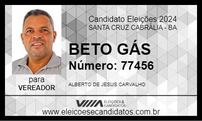 Candidato BETO GÁS 2024 - SANTA CRUZ CABRÁLIA - Eleições