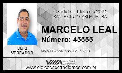 Candidato MARCELO LEAL 2024 - SANTA CRUZ CABRÁLIA - Eleições