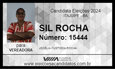 Candidato SIL ROCHA 2024 - ITAJUÍPE - Eleições