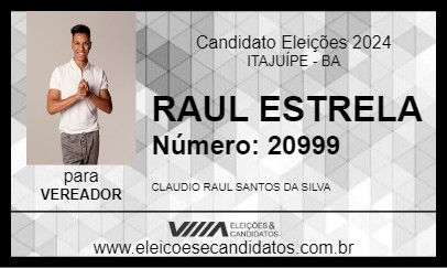 Candidato RAUL ESTRELA 2024 - ITAJUÍPE - Eleições