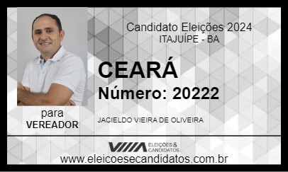 Candidato CEARÁ 2024 - ITAJUÍPE - Eleições