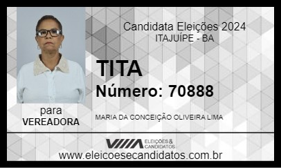 Candidato TITA 2024 - ITAJUÍPE - Eleições