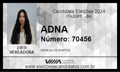 Candidato ADNA 2024 - ITAJUÍPE - Eleições