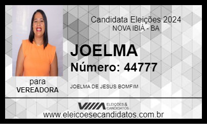 Candidato JOELMA 2024 - NOVA IBIÁ - Eleições