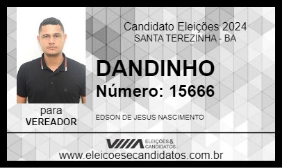 Candidato DANDINHO 2024 - SANTA TEREZINHA - Eleições