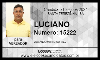 Candidato LUCIANO 2024 - SANTA TEREZINHA - Eleições