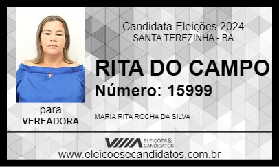 Candidato RITA DO CAMPO 2024 - SANTA TEREZINHA - Eleições