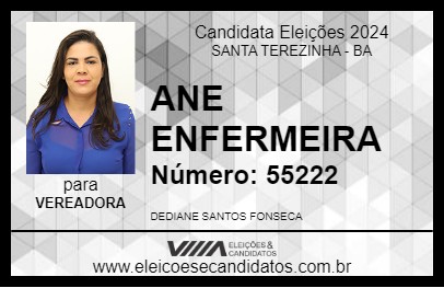 Candidato ANE ENFERMEIRA 2024 - SANTA TEREZINHA - Eleições