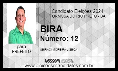 Candidato BIRA 2024 - FORMOSA DO RIO PRETO - Eleições