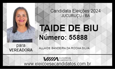 Candidato TAIDE DE BIU 2024 - JUCURUÇU - Eleições