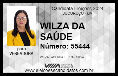 Candidato WILZA DA SAÚDE 2024 - JUCURUÇU - Eleições