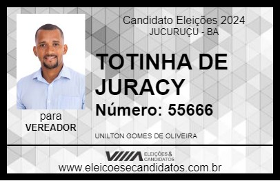 Candidato TOTINHA DE JURACY 2024 - JUCURUÇU - Eleições