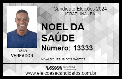 Candidato NOEL DA SAÚDE 2024 - IGRAPIÚNA - Eleições