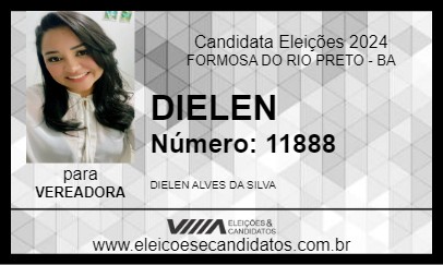 Candidato DIELEN 2024 - FORMOSA DO RIO PRETO - Eleições