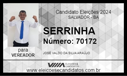 Candidato SERRINHA 2024 - SALVADOR - Eleições