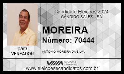 Candidato MOREIRA 2024 - CÂNDIDO SALES - Eleições