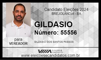 Candidato GILDASIO 2024 - BREJOLÂNDIA - Eleições