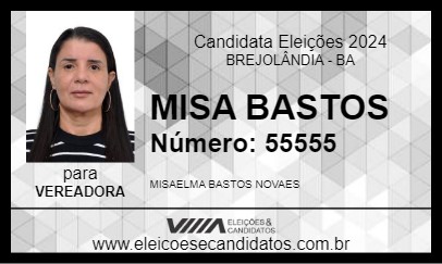 Candidato MISA BASTOS 2024 - BREJOLÂNDIA - Eleições