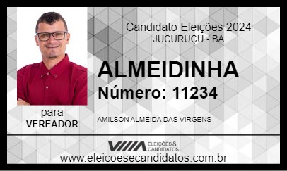 Candidato ALMEIDINHA 2024 - JUCURUÇU - Eleições