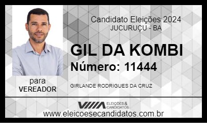 Candidato GIL DA KOMBI 2024 - JUCURUÇU - Eleições