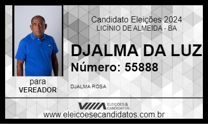 Candidato DJALMA DA LUZ 2024 - LICÍNIO DE ALMEIDA - Eleições