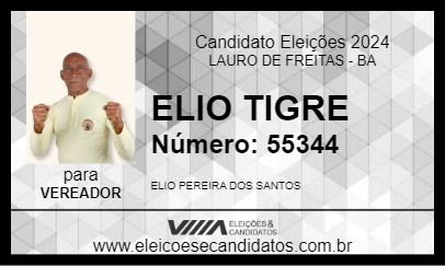 Candidato ELIO TIGRE 2024 - LAURO DE FREITAS - Eleições