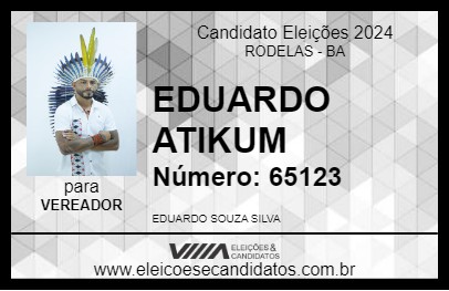 Candidato EDUARDO ATIKUM 2024 - RODELAS - Eleições