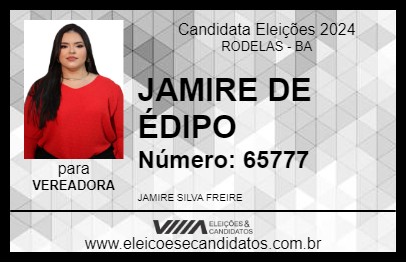 Candidato JAMIRE DE ÉDIPO 2024 - RODELAS - Eleições