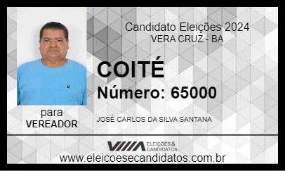 Candidato COITÉ 2024 - VERA CRUZ - Eleições