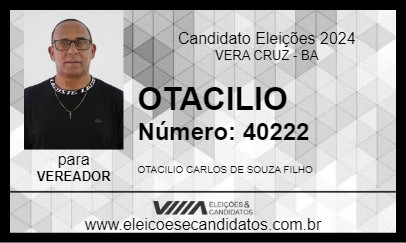 Candidato OTACILIO 2024 - VERA CRUZ - Eleições