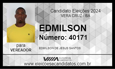 Candidato EDMILSON 2024 - VERA CRUZ - Eleições