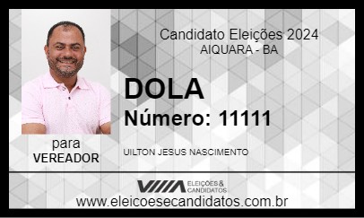 Candidato DOLA 2024 - AIQUARA - Eleições