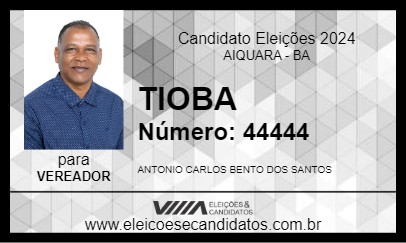 Candidato TIOBA 2024 - AIQUARA - Eleições