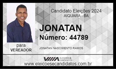 Candidato JONATAN 2024 - AIQUARA - Eleições