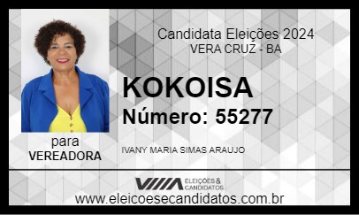 Candidato KOKOISA 2024 - VERA CRUZ - Eleições